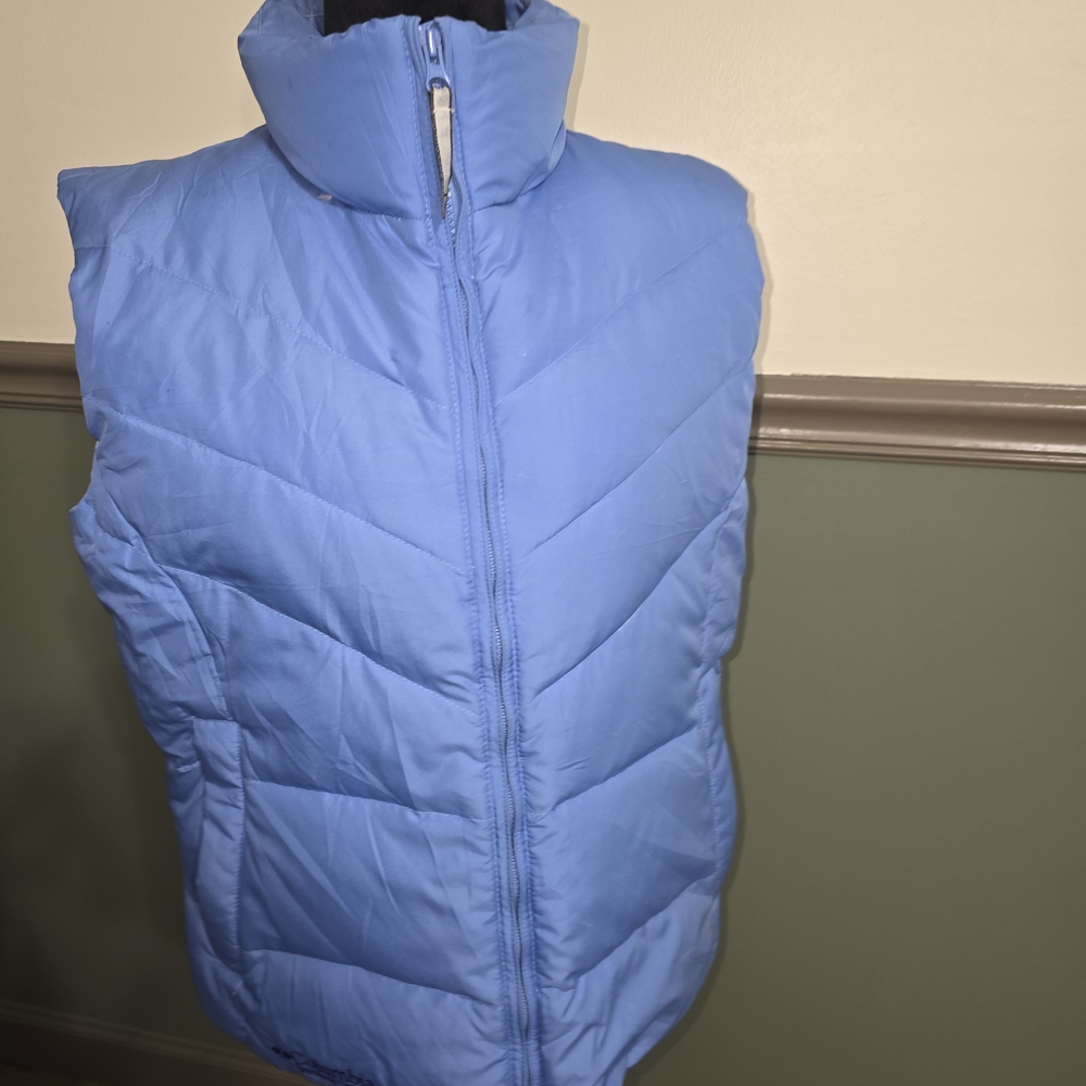 Columbia  Blue Women's Down Filled Puffer Vest